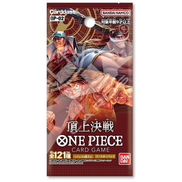 One Piece Card Game - Paramount Of War OP-02 Busta 6 Carte (JP)