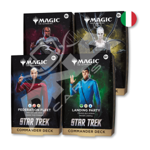Bundle x4 Mazzi Commander Magic: The Gathering - Star Trek (IT)