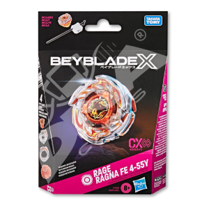 Hasbro Beyblade X – Starter Pack Top and Launcher: Rage Ragna FE 4-55Y