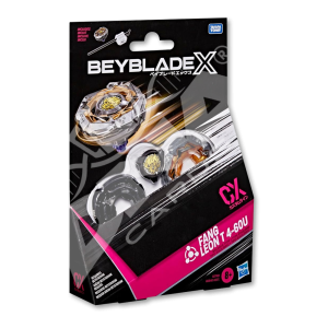 Hasbro Beyblade X – Starter Pack Top and Launcher: Fang Leon T 4-60U