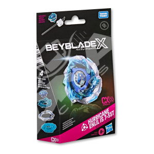 Hasbro Beyblade X – Starter Pack Top and Launcher: Hurricane Enlil IS 7-55T