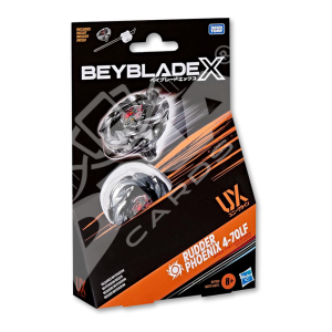 Hasbro Beyblade X – Starter Pack Top and Launcher: Rudder Phoenix 4-70LF