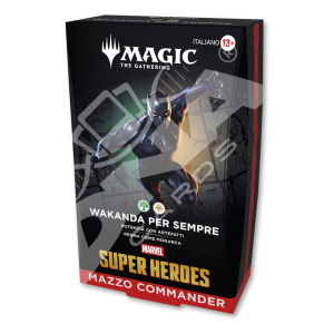 Deck Commander Magic: The Gathering - Marvel Super Heroes Wakanda per Sempre (IT)