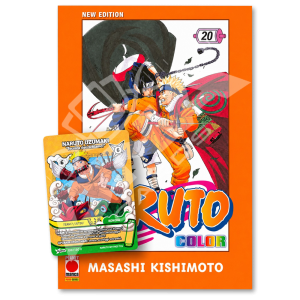 Naruto Color New Edition Vol. 20 + Carta Promo Naruto Mythos TCG (IT)